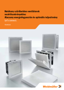 Weidmüller szűrőbetétes ventilátorok vezérlőszekrényekhez - részletes termékismertető