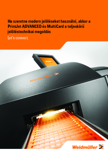 PrintJet ADVANCED és MultiCard jelöléstechnikai megoldás - részletes termékismertető