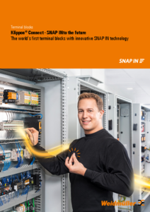 Weidmüller Klippon Connect SNAP IN sorkapcsok - részletes termékismertető