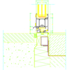 WICSTYLE 65 EVO ajtórendszer - általános csomópont - CAD fájl