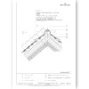 Tondach Hódfarkú (19x40 cm) szegmensvágású gerinckialakítás - CAD fájl