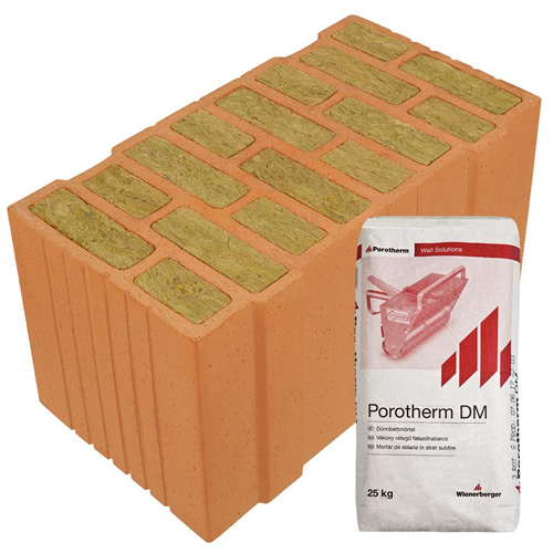Porotherm 50 Thermo Rapid falazóelemek