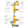 Függőleges falmetszet - Ytong Lambda 37,5 cm - CAD fájl