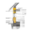 Függőleges falmetszet 2 - Ytong Lambda 50 cm - CAD fájl